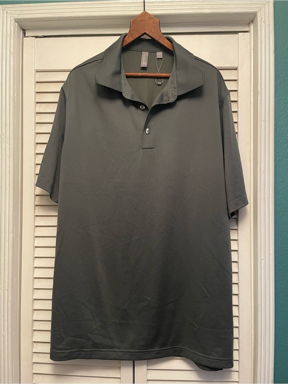 Ashworth Men's Dark Gray Polo Shirt
